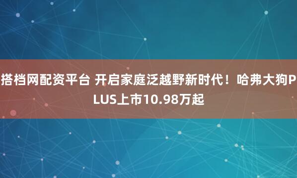 搭档网配资平台 开启家庭泛越野新时代！哈弗大狗PLUS上市10.98万起