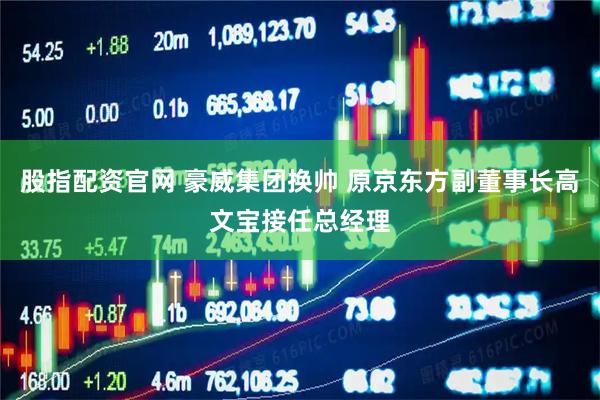 股指配资官网 豪威集团换帅 原京东方副董事长高文宝接任总经理