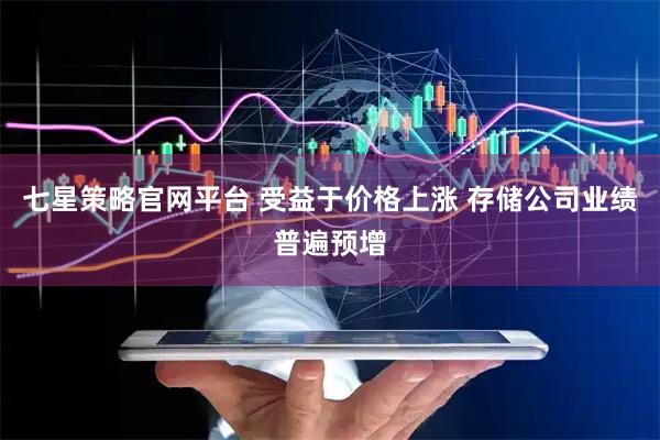 七星策略官网平台 受益于价格上涨 存储公司业绩普遍预增